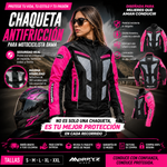 Chaqueta Antifricción para Motociclista Dama