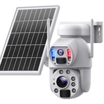 Cámara de Seguridad Exteriores Doble Lente X36/4G/Wifi/Panel/Alarma